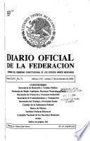 Diario oficial de la federación
