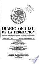 Diario oficial de la federación