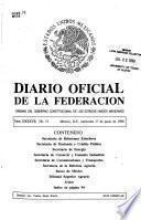 Diario oficial de la federación