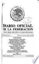 Diario oficial de la federación