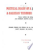 Diario poético del viaje de un gallego por los Estados Unidos