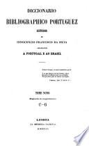 Diccionario bibliográphico portuguez