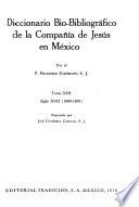 Diccionario bio-bibliográfico de la Compañía de Jesús en México
