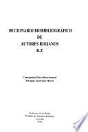 Diccionario biobibliográfico de autores riojanos