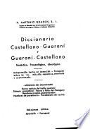 Diccionario castellano-guaraní y guaraní-castellano