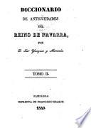 Diccionario de antigüedades del reino de Navarra