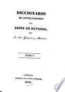 Diccionario de antigüedades del reino de Navarra