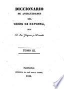 Diccionario de antigüedades del reino de Navarra