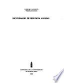 Diccionario de biología animal