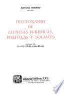 Diccionario de ciencias jurídicas, políticas y sociales