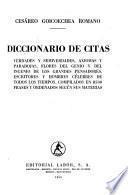 Diccionario de citas