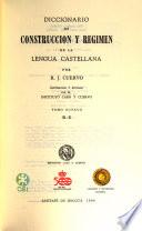 Diccionario de construcción y régimen de la lengua castellana