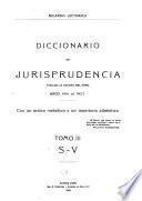 Diccionario de jurisprudencia