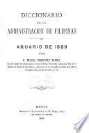 Diccionario de la administración de Filipinas