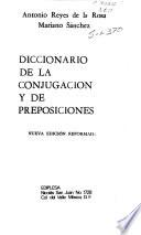 Diccionario de la conjugación y de preposiciones