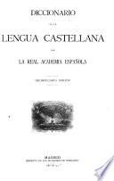 Diccionario de la lengua castellana