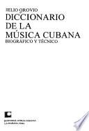 Diccionario de la música cubana