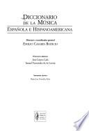 Diccionario de la música española e hispanoamericana