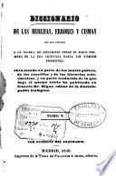 Diccionario de las herejías, errores y cismas que han dividido a la Iglesia de Jesucristo desde el siglo primero de la era cristiana hasta los tiempos presentes