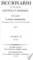Diccionario de las lenguas española y alemana: F-Z. Suplemento