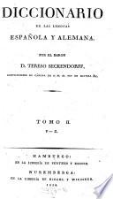 Diccionario de las lenguas espanola y alemana