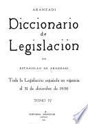 Diccionario de legislación
