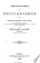 Diccionario de mejicanismos