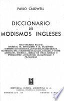 Diccionario de modismos ingleses