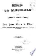 Diccionario de sinónimos de la lengua castellana