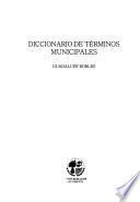 Diccionario de términos municipales