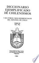 Diccionario ejemplificado de chilenismos y de otros usos diferenciales del español de Chile