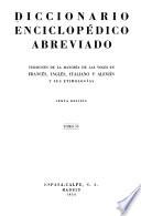 Diccionario enciclopédico abreviado
