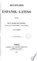Diccionario Español-latino...