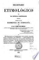 Diccionario etimológico de la lengua castellana