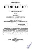 Diccionario etimológico de la lengua castellana