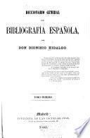 Diccionario general de bibliografía española