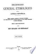 Diccionario general etimológico de la lengua española