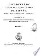 Diccionario Geografico-Historico de Espana