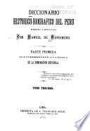 Diccionario historico-biografico del Peru