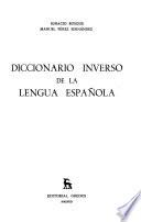 Diccionario inverso de la lengua española