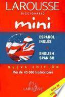 Diccionario Mini Ingles-espanol/ Mini English-spanish Dictionary
