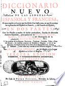 DICCIONARIO NUEVO DE LAS LENGUAS ESPAÑOLA Y FRANCESA