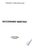 Diccionario quechua