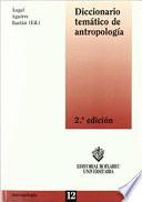 Diccionario temático de antropología