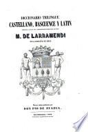Diccionario trilingue Castellano, Bascuence y Latin por Manuel de Larramendi