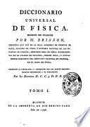 Diccionario universal de física