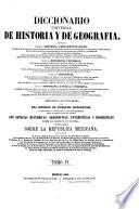 Diccionario universal de historia y de geografía ...