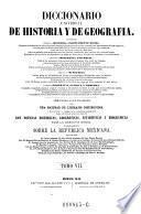 Diccionario universal de historia y de geografia ...