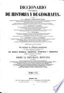 Diccionario universal de historia y geografía