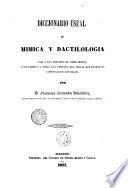 Diccionario usual de mímica y dactilología